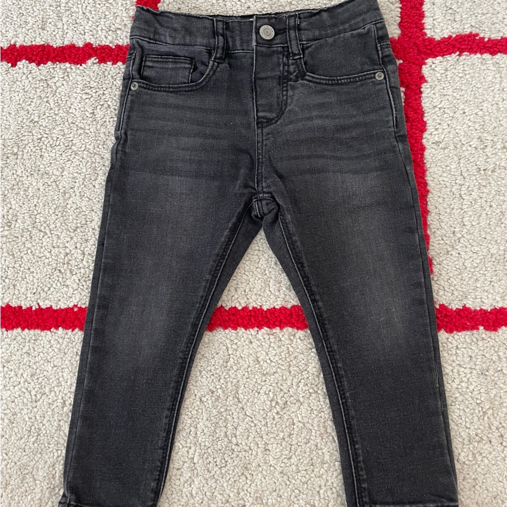 Zara black jeans boys size 18-24 months